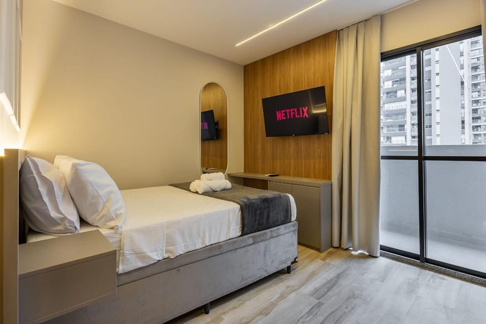 Confortável Studio no Brooklin para até 4 pessoas Apartment in Sao Paulo City