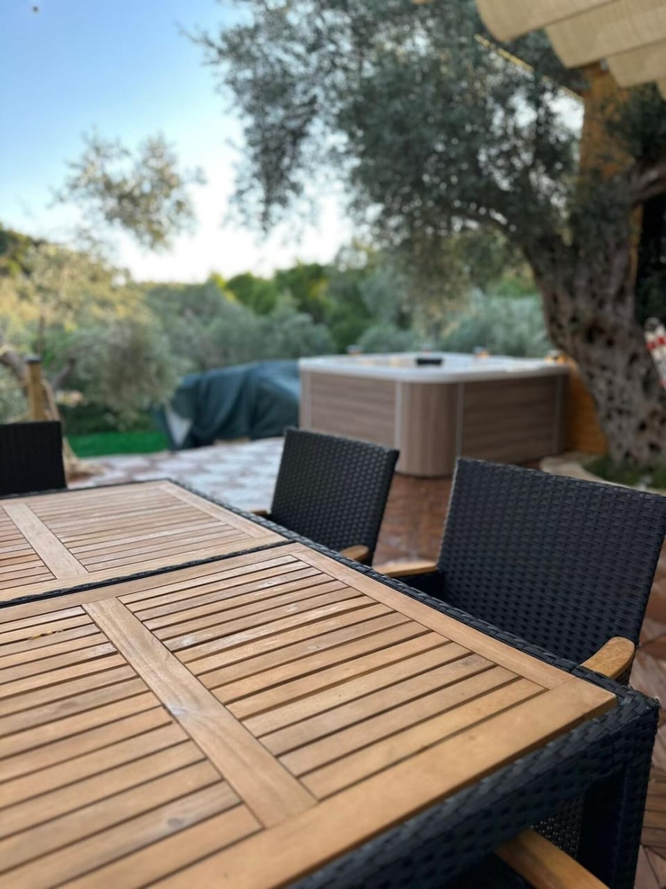 Patio, Hot Tub, Dining area