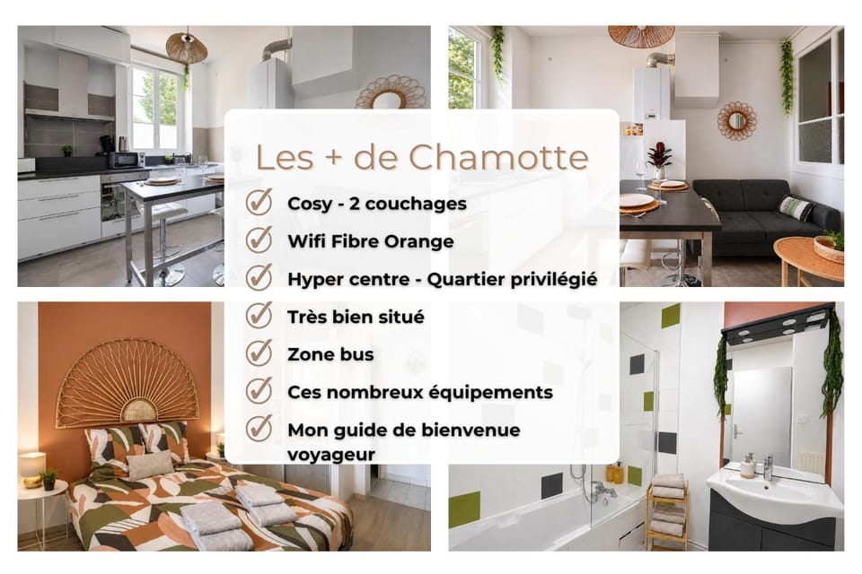 Chamotte Hyper Centre WIFI Cosy Apartment in Auvergne-Rhône-Alpes