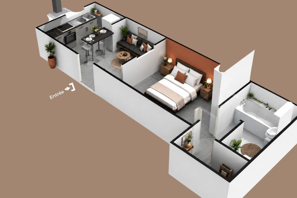 Chamotte Hyper Centre WIFI Cosy Apartment in Auvergne-Rhône-Alpes