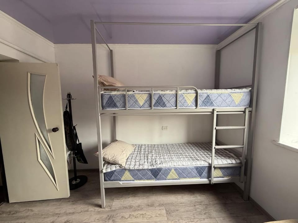 bunk bed, wardrobe