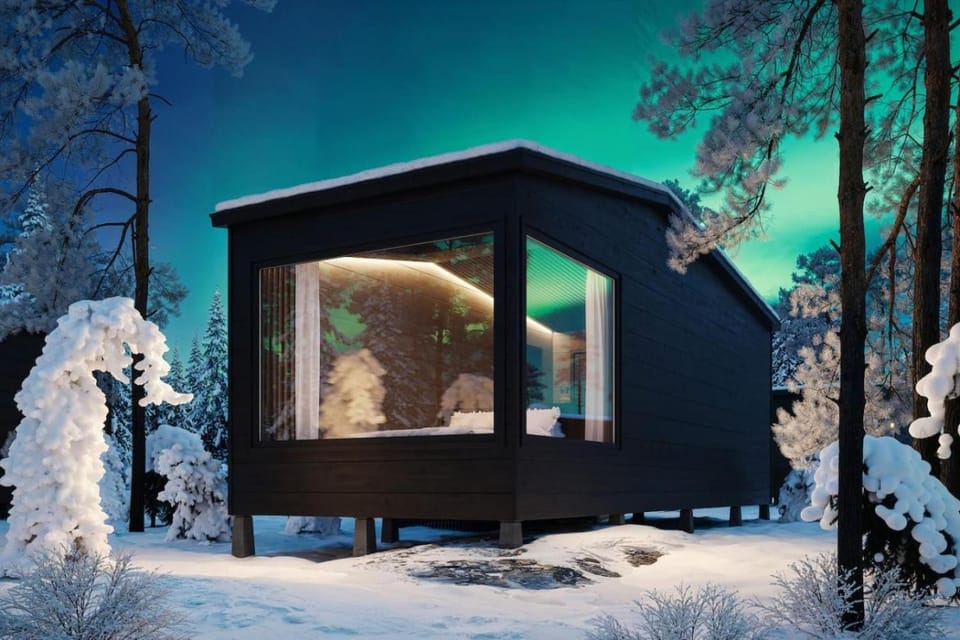 ALVA Resort, Aurora Glass Roof Suites Resort in Rovaniemi