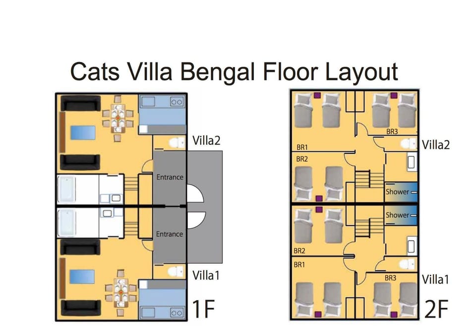 Cat's Villa 1 & 2 Apartment in Hakuba