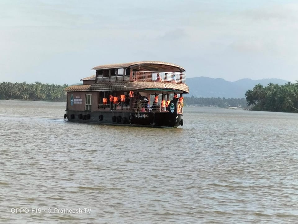 Ezimala cruise Docked boat in Kerala