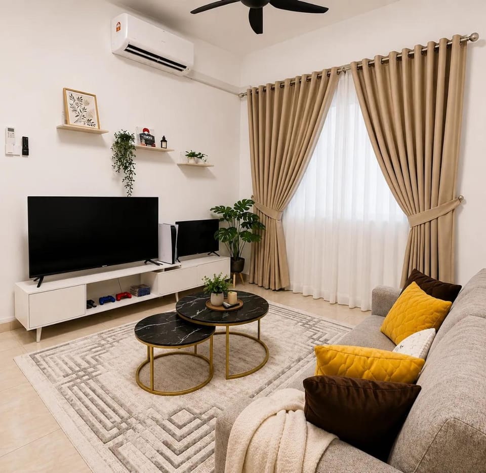 Sunset View - Klebang Melaka - PS5 Gaming - Netflix - Pool - 3BR - Kids Room Apartment in Malacca