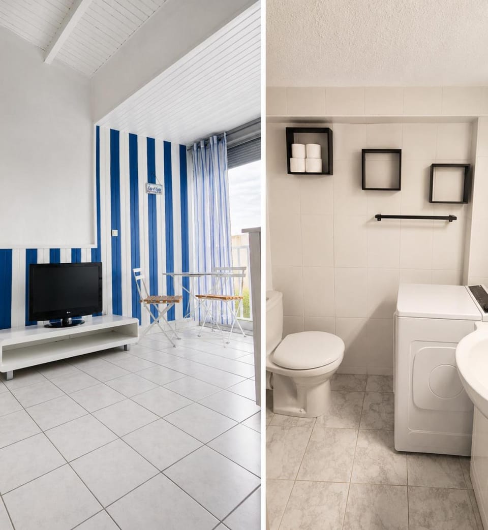 Toilet, Bathroom, TV and multimedia