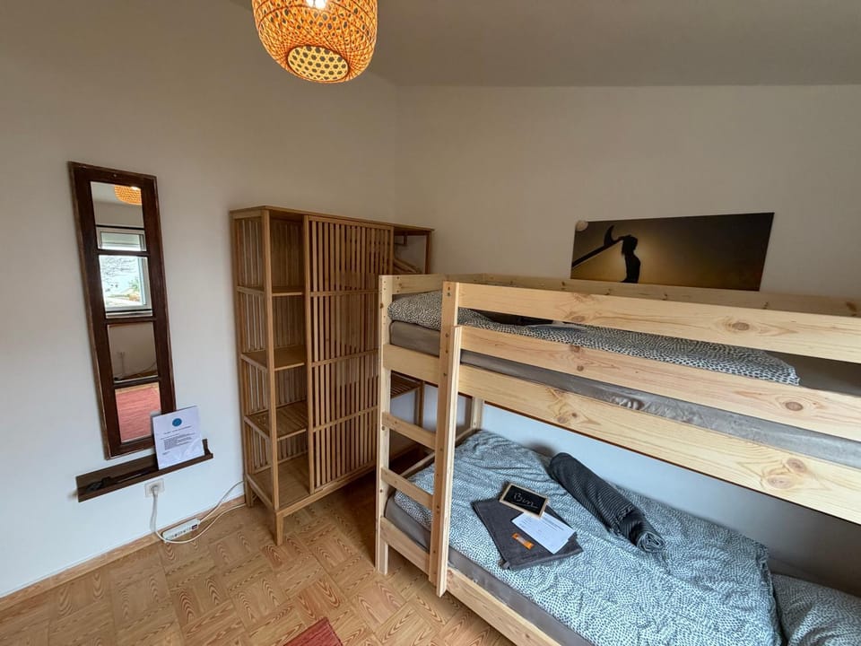 Bed, Photo of the whole room, Bedroom, bunk bed
