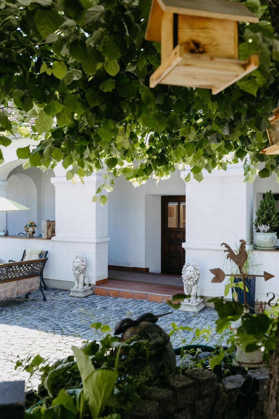 Property building, Patio
