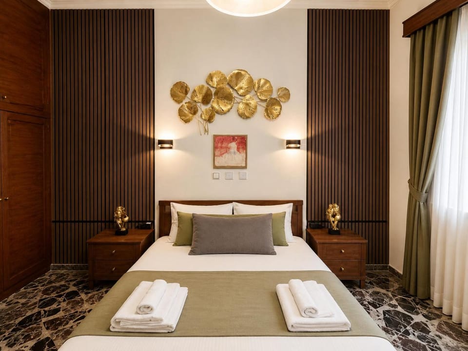 Bed, Decorative detail, Bedroom