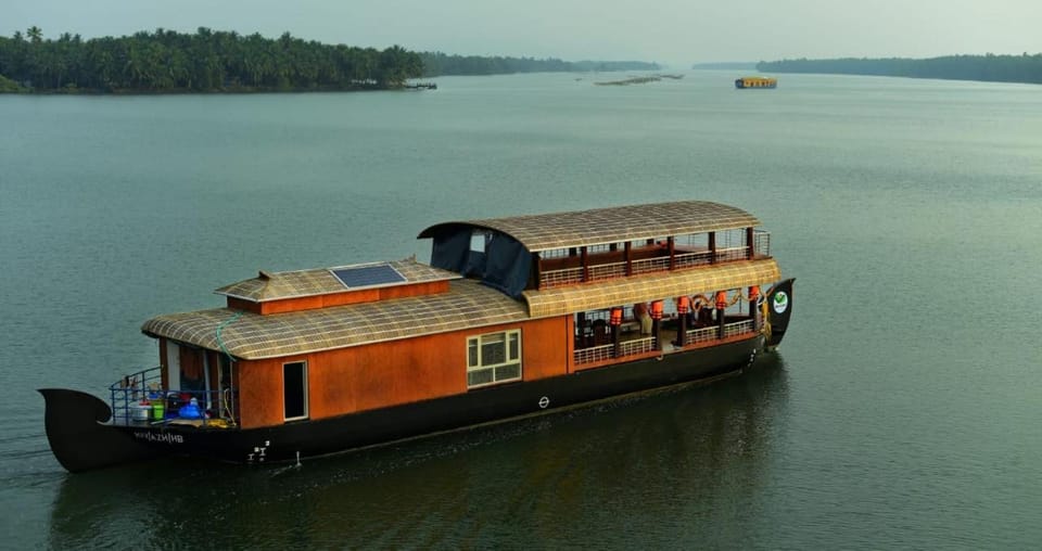 Ezhimala back water cruise Docked boat in Kerala
