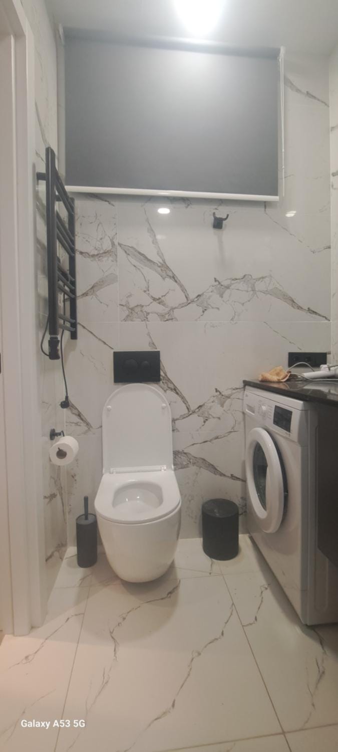 Toilet, washing machine, dryer