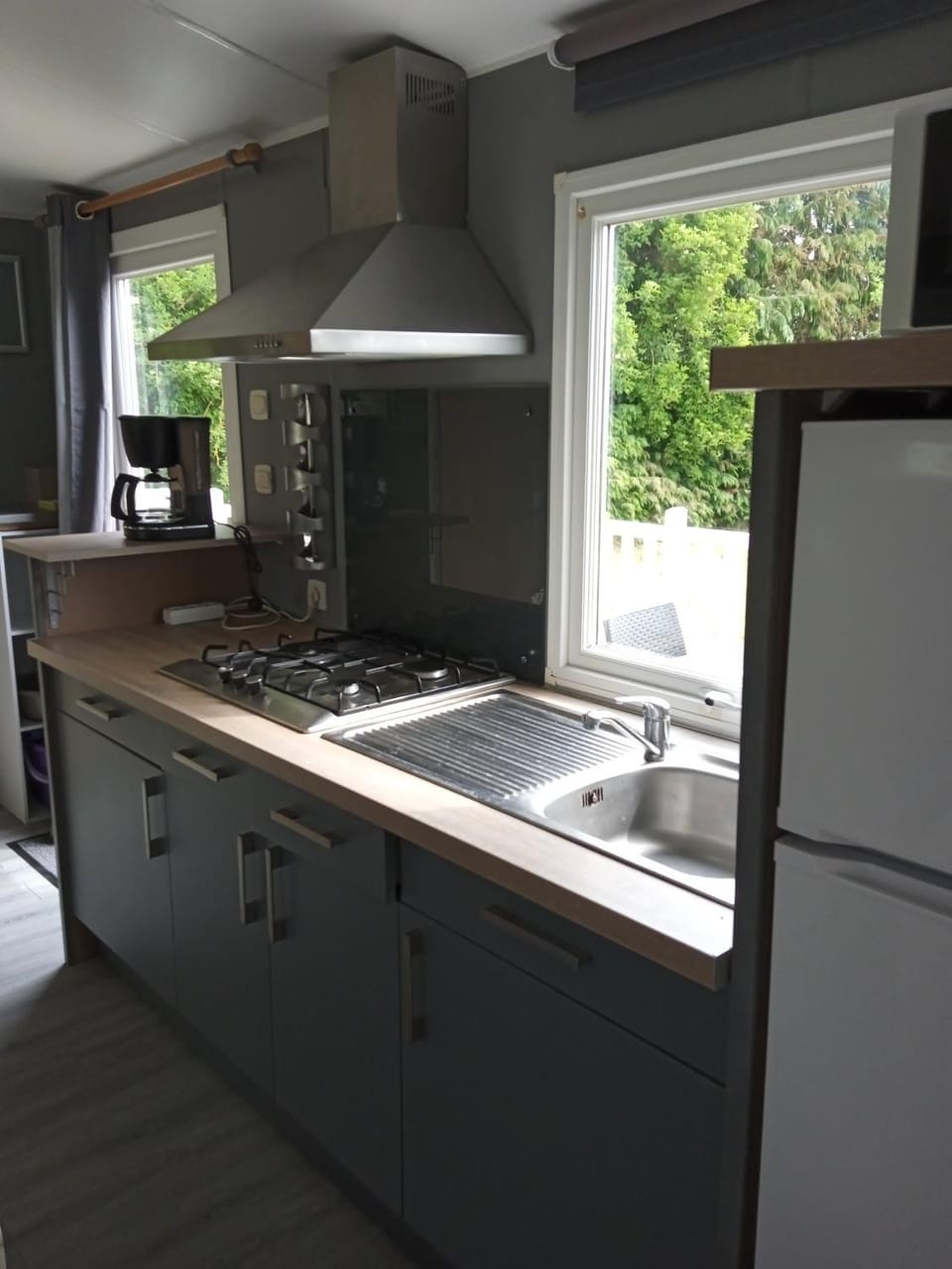Kitchen or kitchenette, Living room