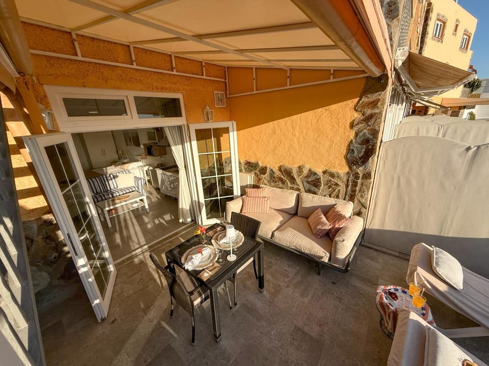 Sunset terrace & Sea Views Studio in Patalavaca Apartment in Patalavaca