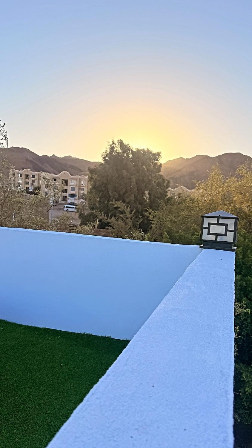 Mountain view, Sunset