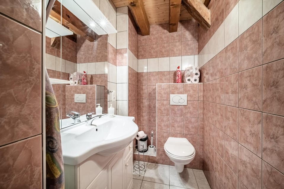 Bathroom, Living room