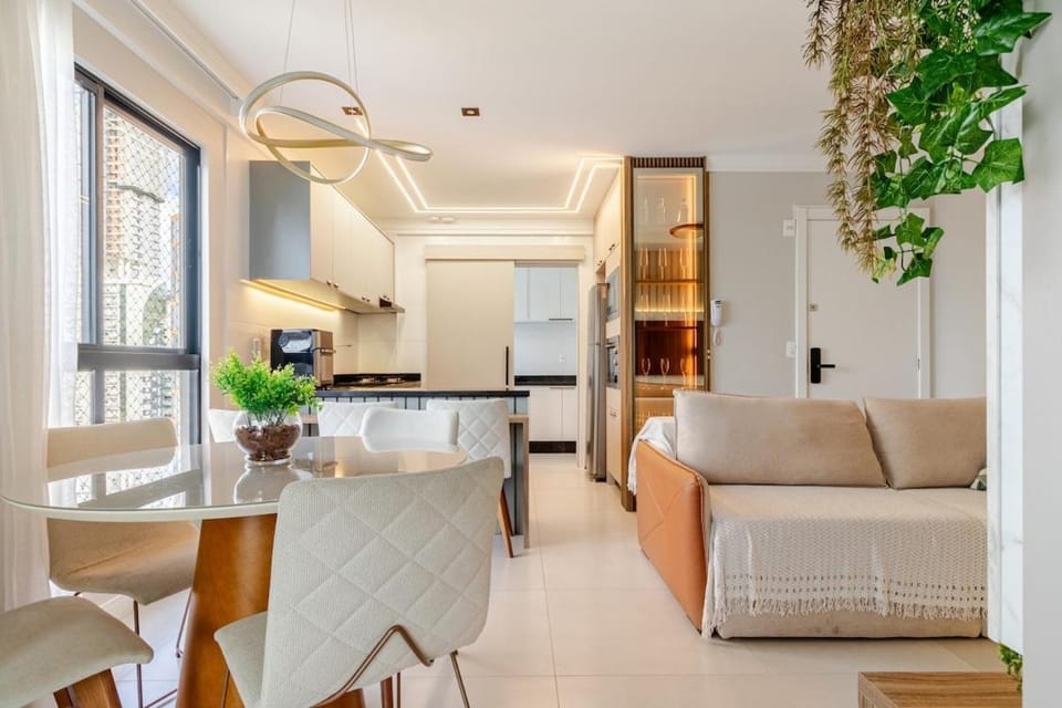Living room, kitchen