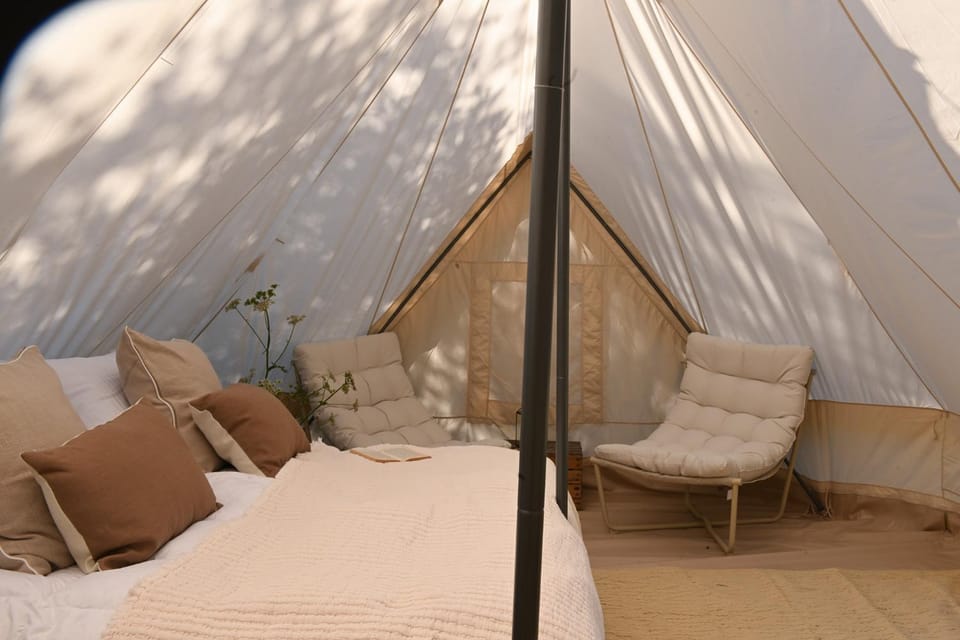 Grand Jardin - Tentes Spacieuses dans 38 hectares de nature Luxury tent in Centre-Val de Loire