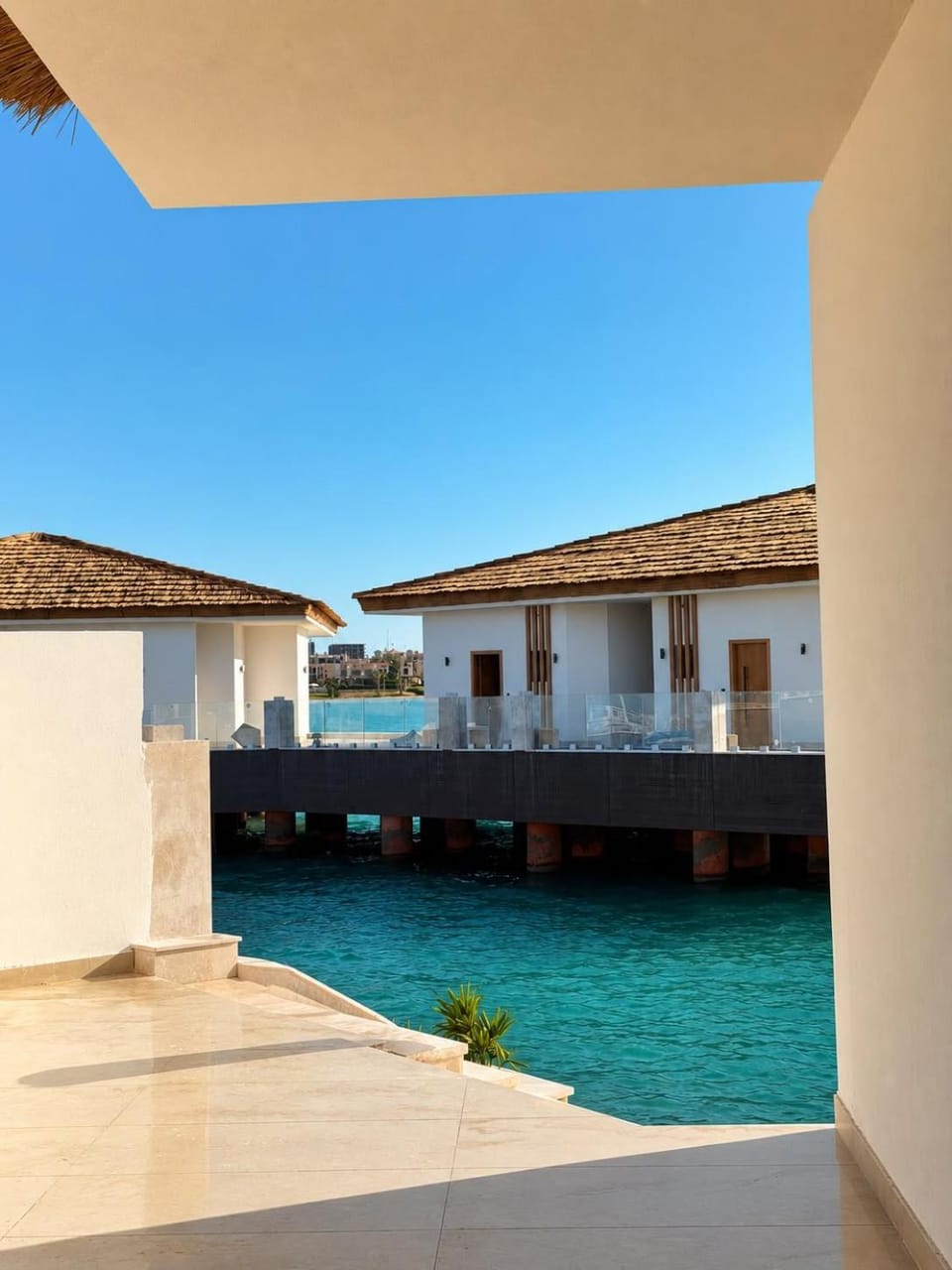 Property building, Day, Natural landscape, Pool view, Swimming pool
