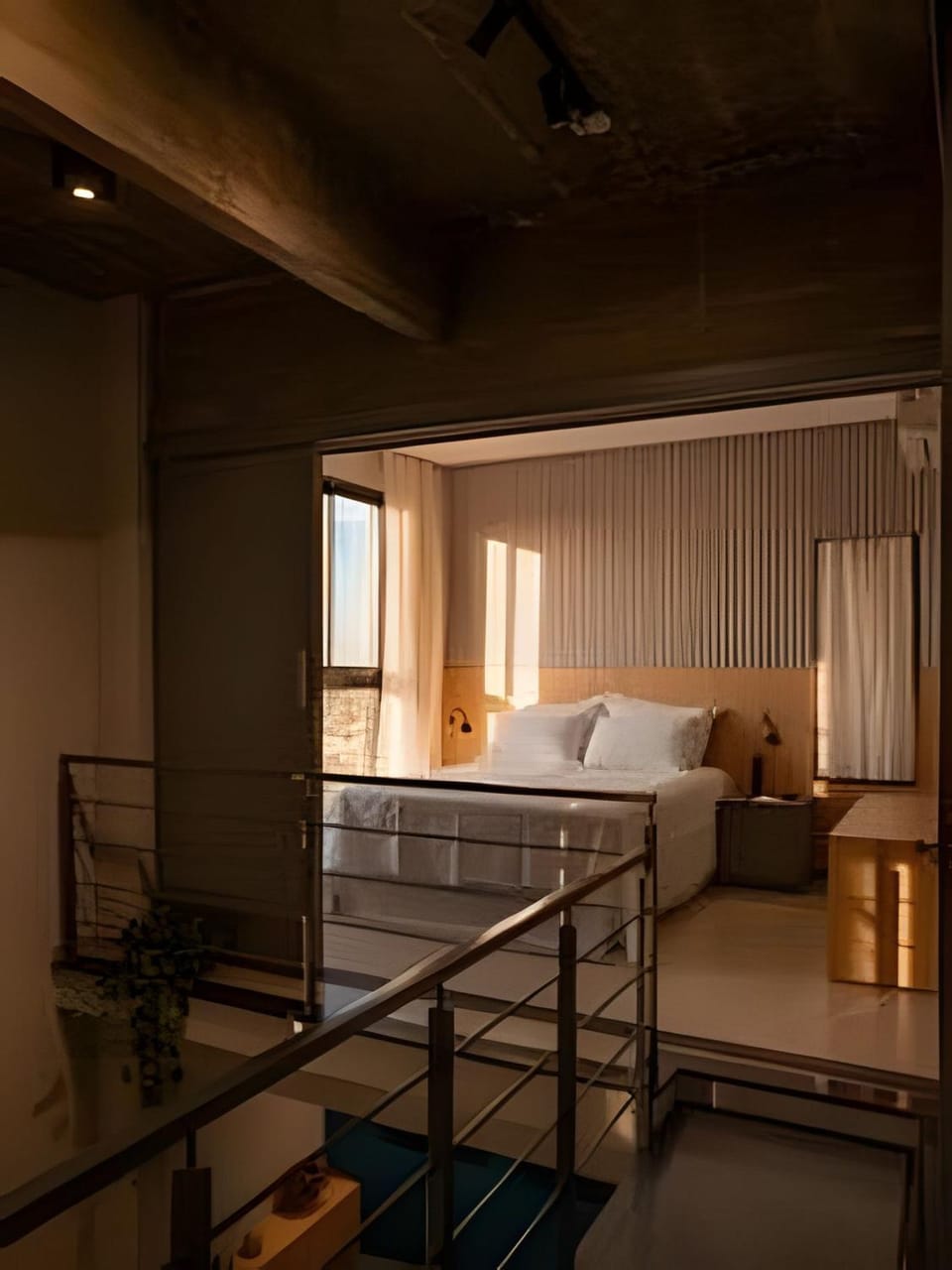 Photo of the whole room, Bedroom