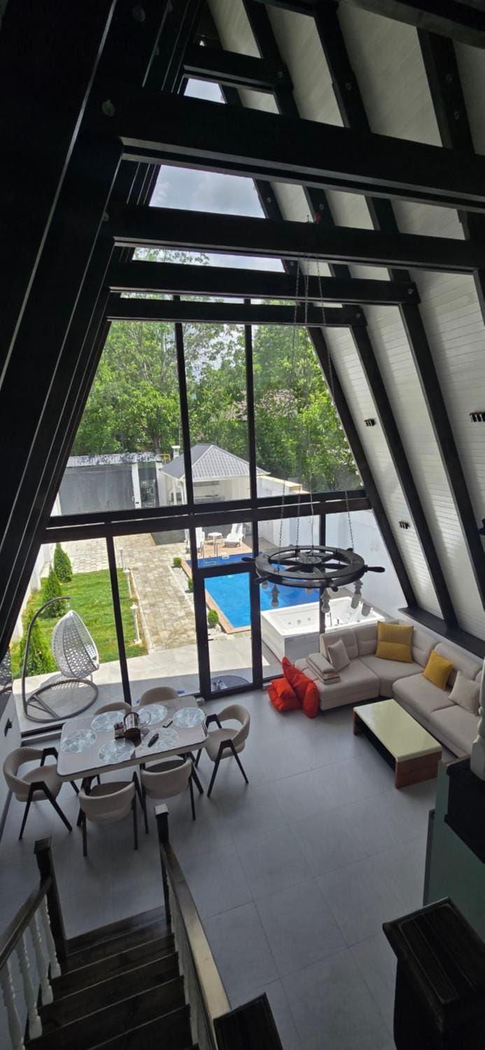 Gabala Lux A Frame Villa in Azerbaijan