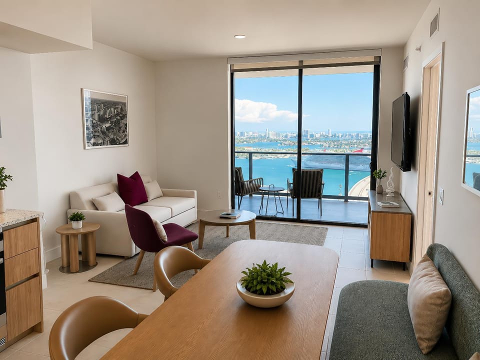 TV and multimedia, View (from property/room), Living room, Dining area