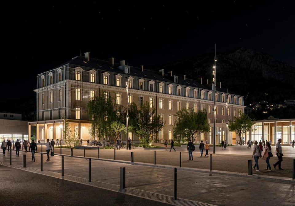 Property building, Night