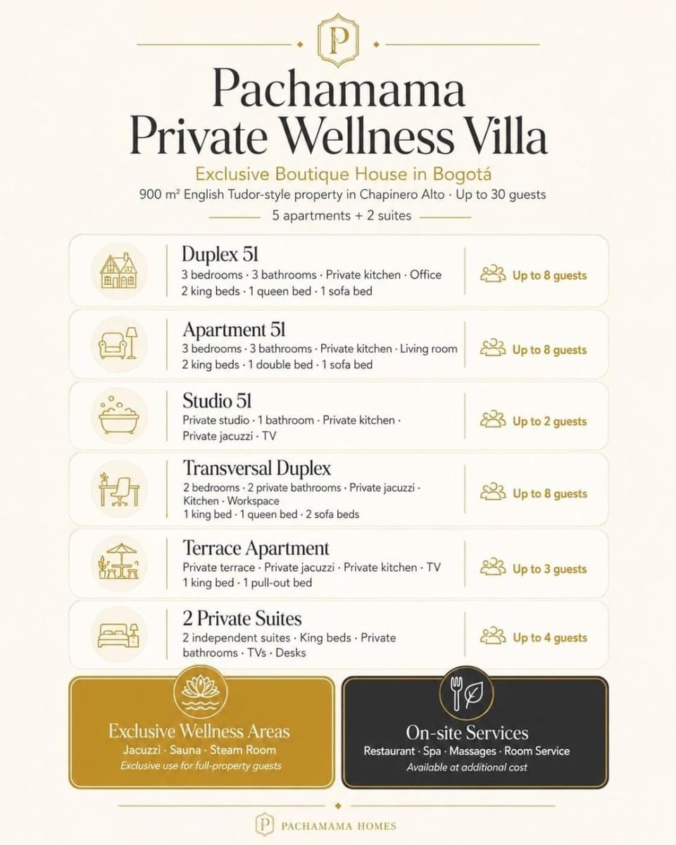 Villa Wellness Privada en Chapinero House in Bogota