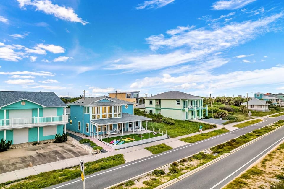 Beachfront Paradise|Surfboards|Golf Cart for rent House in Flagler Beach