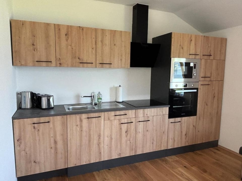 Kitchen or kitchenette, dishwasher, oven, stove, toaster