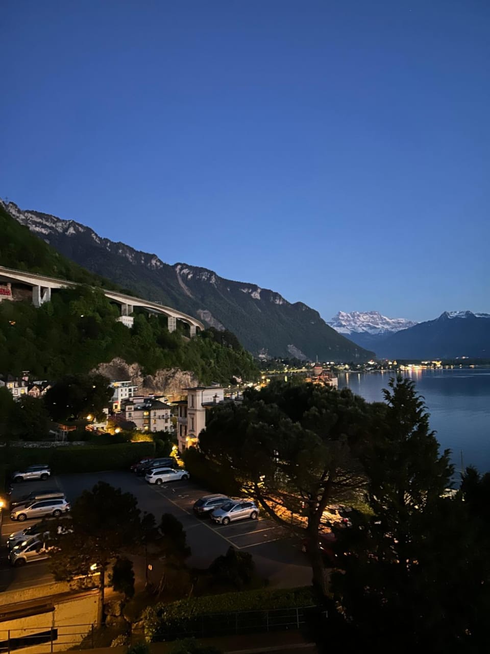 Night, Lake view