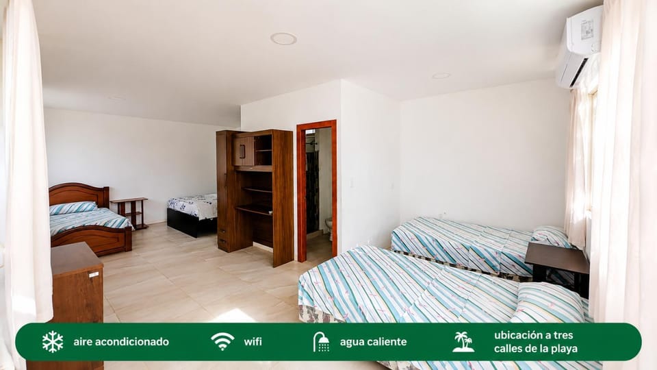 Bed, Photo of the whole room, Bedroom, air conditioner