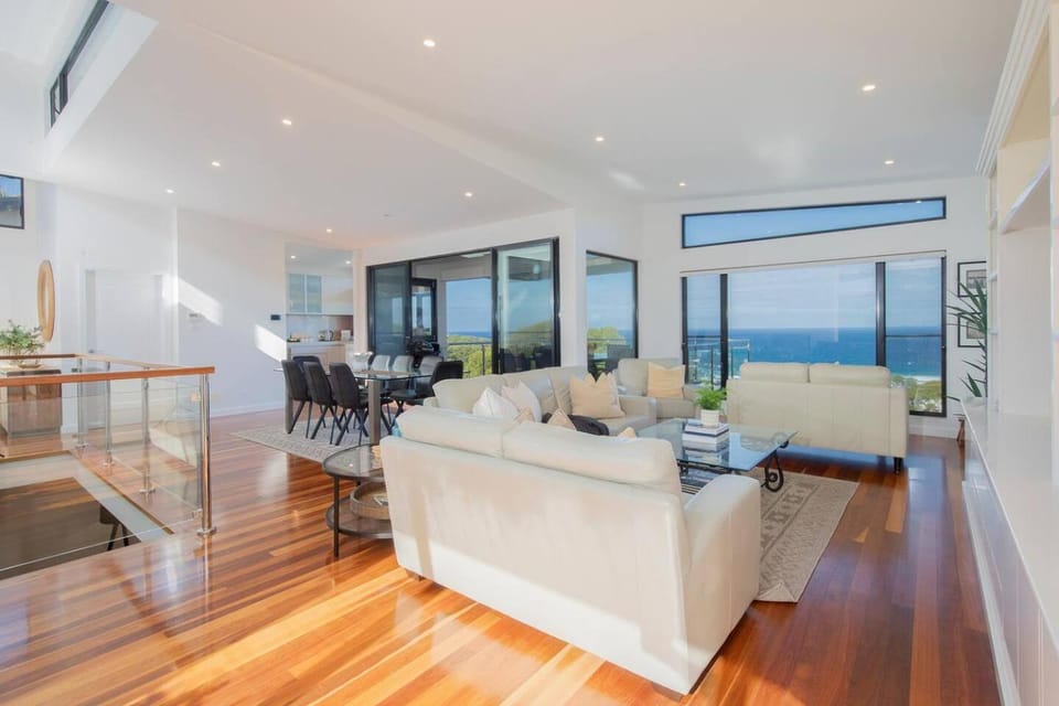 Living room, Seating area, Sea view