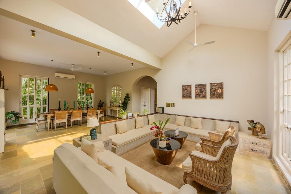 ELIVAAS Signature Elysium Villa Portuguese-Inspired 3-BHK Villa With Pool & Gazebo near Vagator Beach Villa in Goa, India