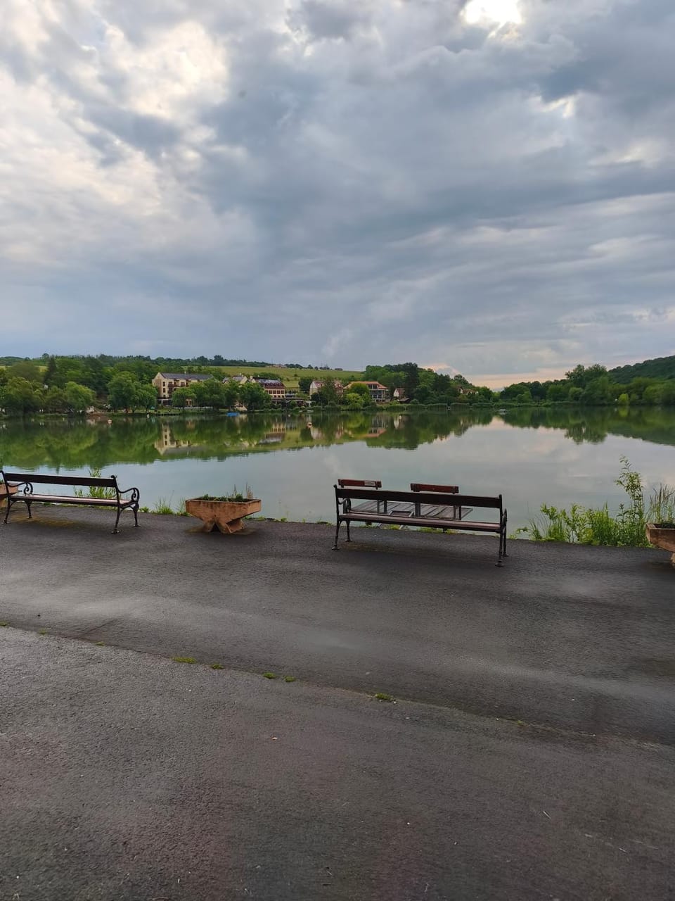 Natural landscape, Lake view