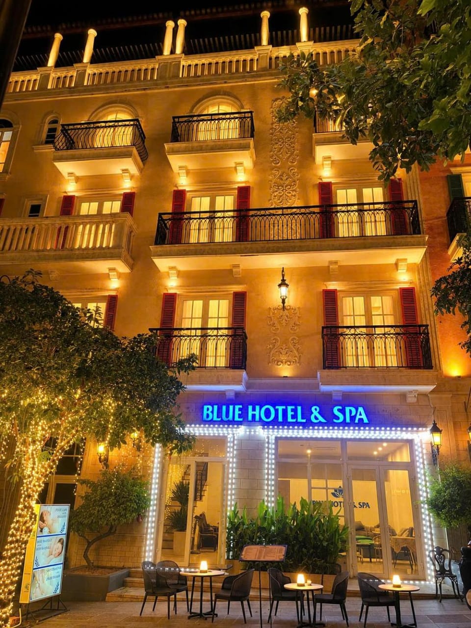Property building, Night