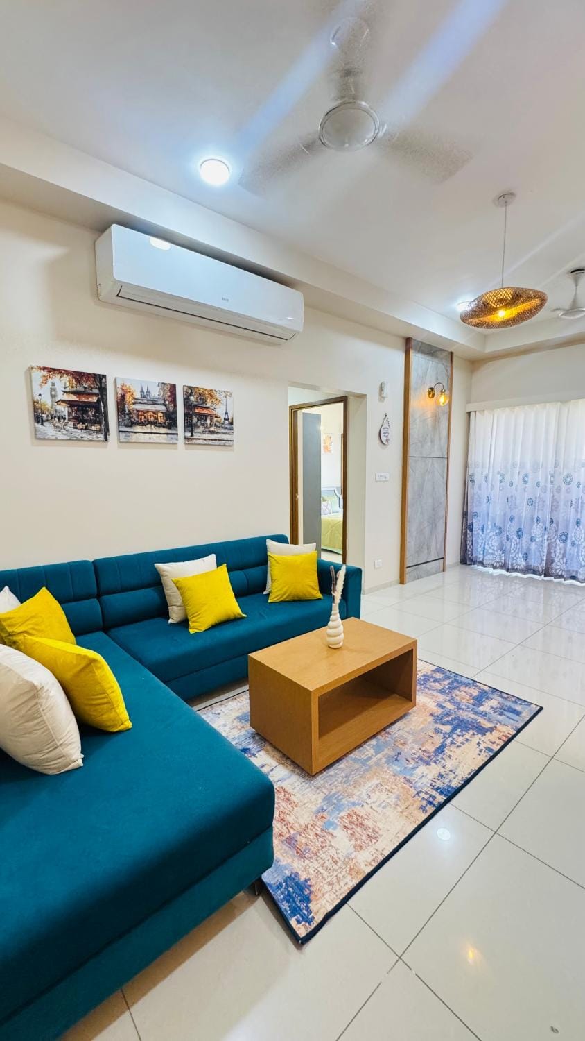 The Teal Suite Vibrant 2BHK High-Rise in GIFT City Apartment in Gujarat