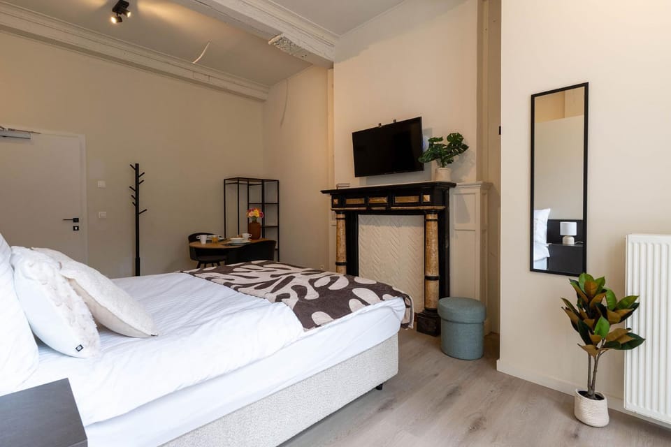 Hidden Duplex Studio with Courtyard Patio Apartment in Antwerp