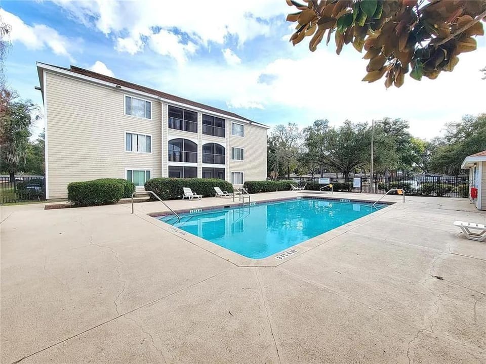Patio, Swimming pool, sunbed