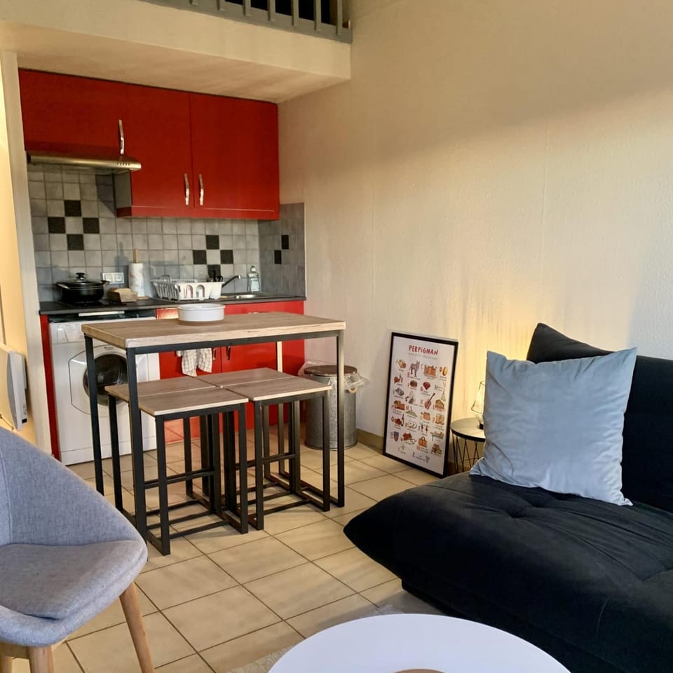 Studio in Sainte-Marie-la-Mer near the beach Apartment in Occitanie