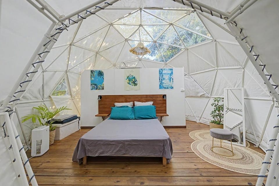 dôme bubble letchis House in Réunion