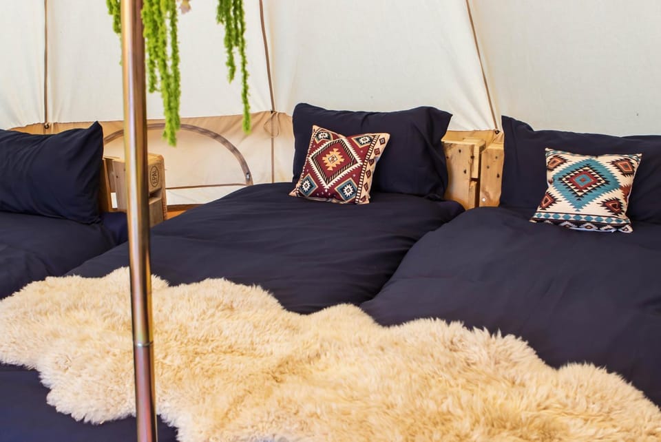 Bluebell Hideaway luxury bell tent glamping By Air Premier Luxury tent in Alfriston