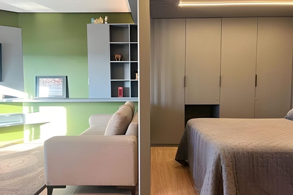 Loft 301 Inn com terraço e vista Parque Una Apartment in Pelotas