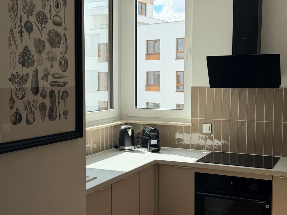 Kitchen or kitchenette, dishwasher