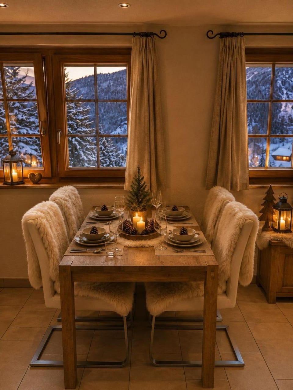 Living room, Dining area