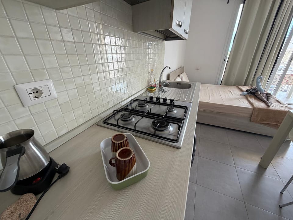 Kitchen or kitchenette, Photo of the whole room, stove