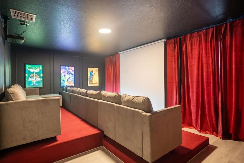 8BR Pool Villa with Theater Game Room Near Disney Villa in Osceola County