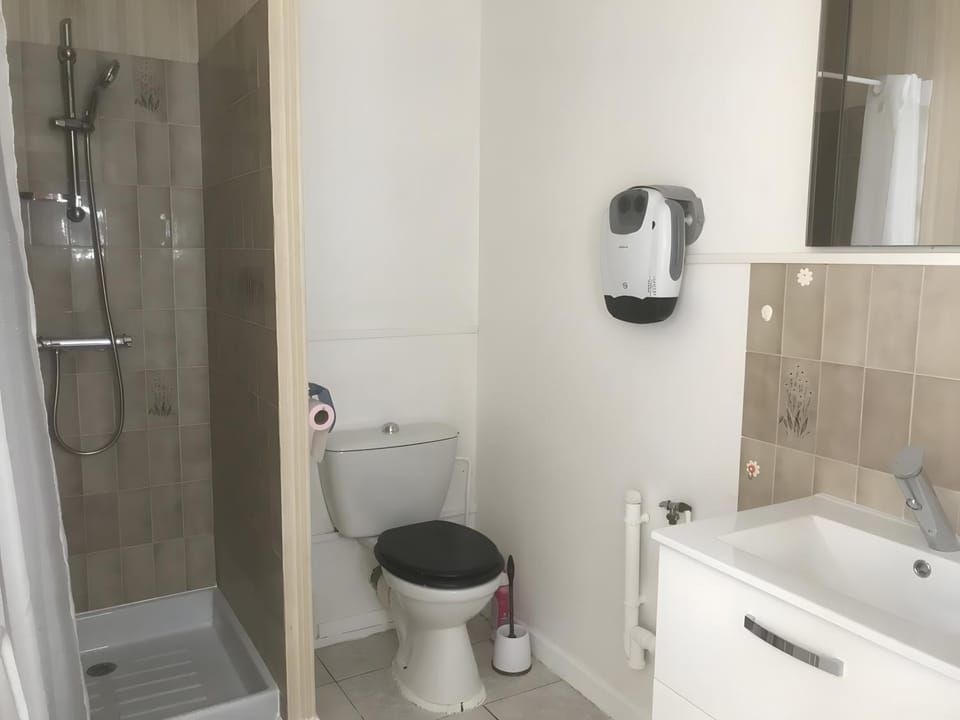 Bathroom, Living room