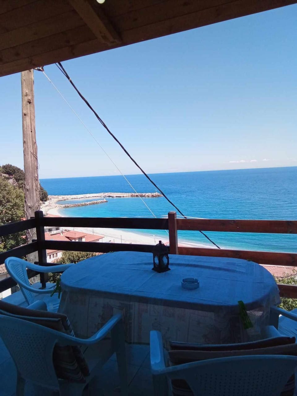View (from property/room), Balcony/Terrace, Sea view