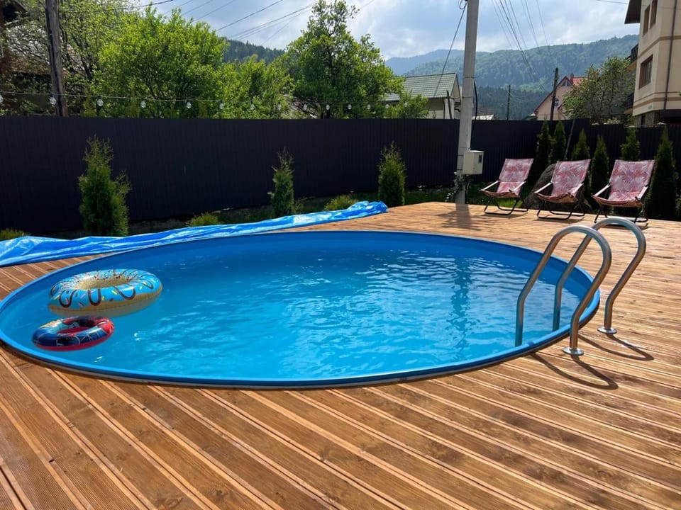 Natural landscape, Pool view, Swimming pool, sunbed