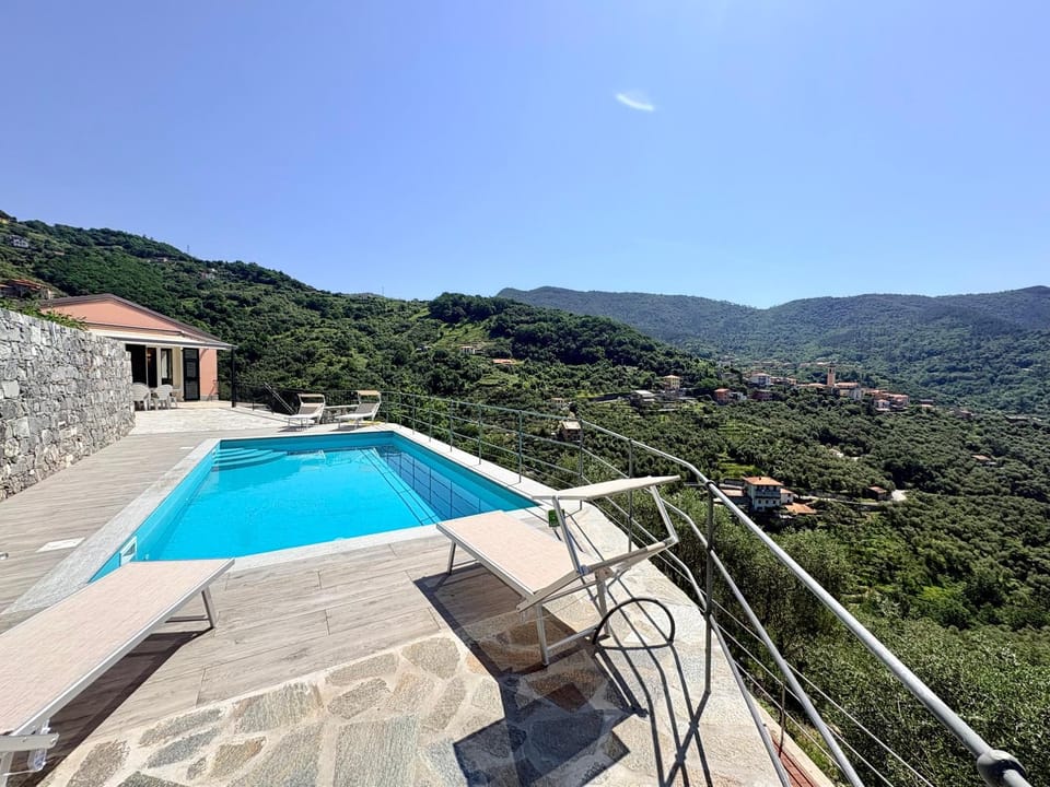 Natural landscape, Mountain view, Pool view, sunbed